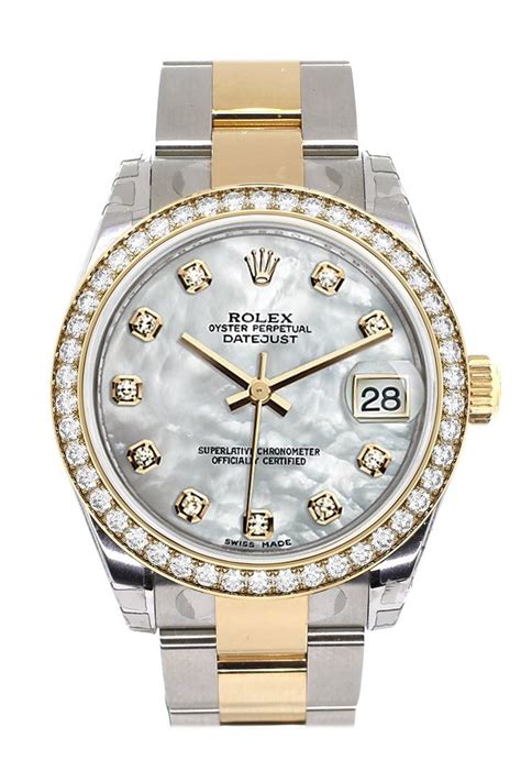 Vendesi Rolex Datejust 31 Full set. Diamond Bezel and